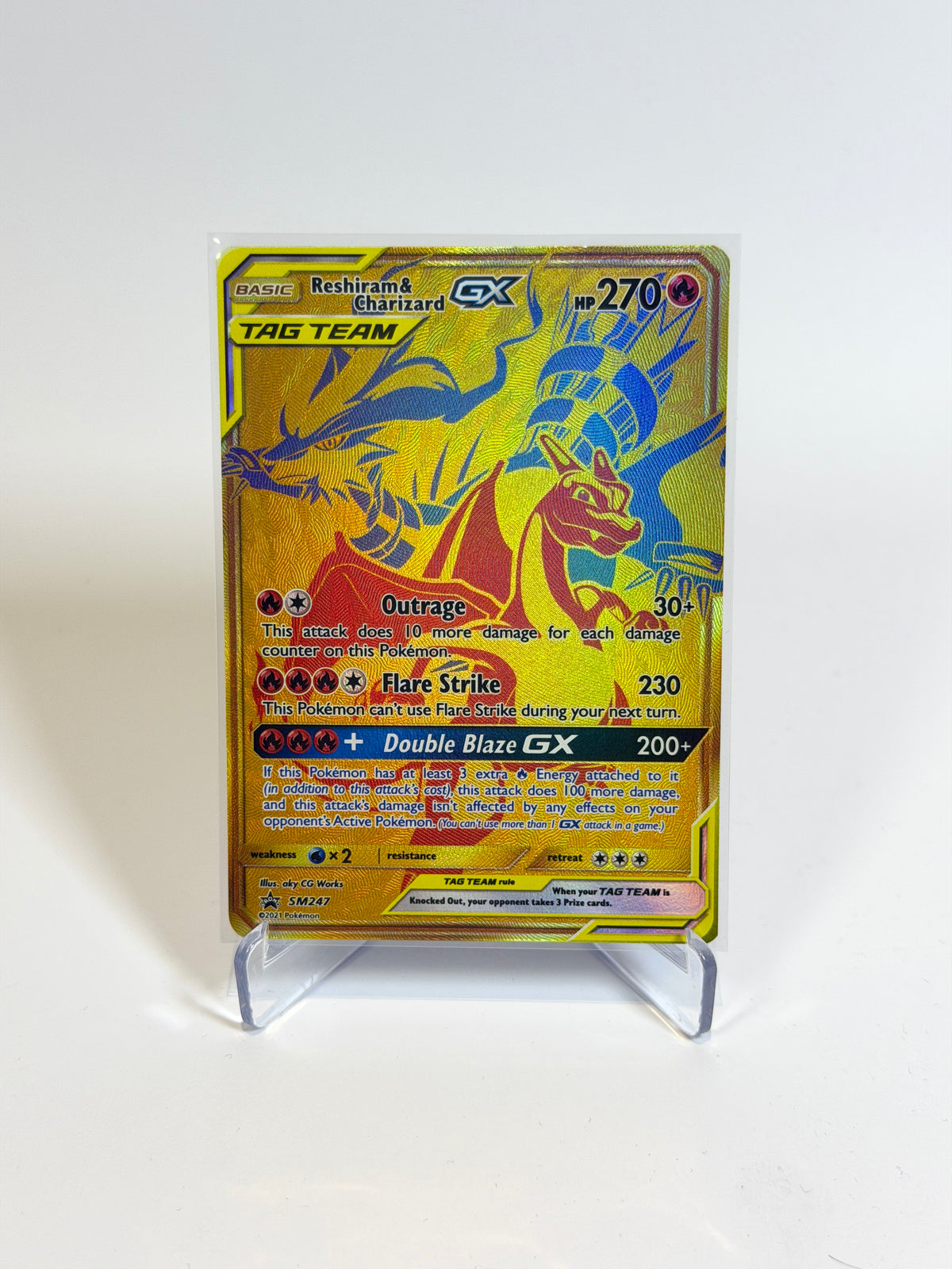 Reshiram & Charizard GX #SM247 - Pokemon Promo